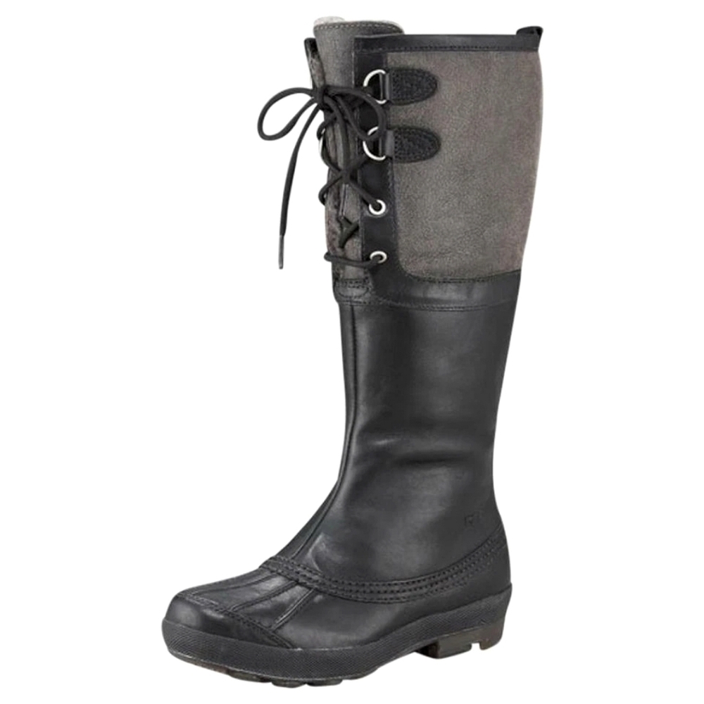 🆕UGG Belcloud Duck Boots Black Waterproof Size 8.5 Hiking Gorpcore Winter Boots